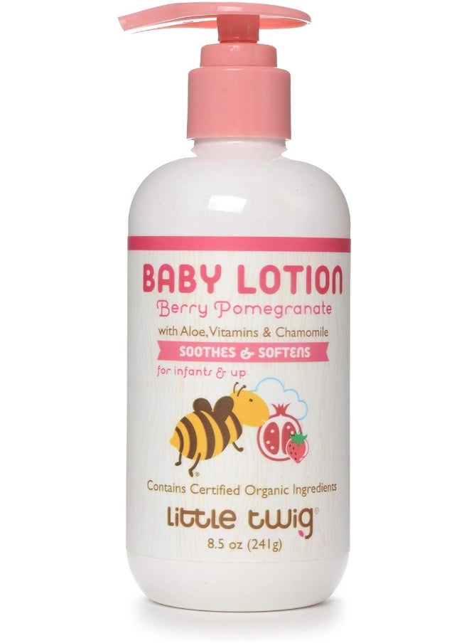 Little Twig Baby Lotion, Natural Plant Derived Formula, Berry Pomegranate, 8.5 fl oz