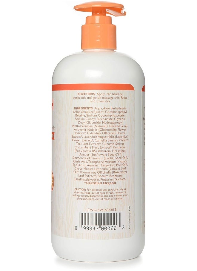 Little Twig All Natural Baby Wash, Tangerine, 17 Fluid Oz