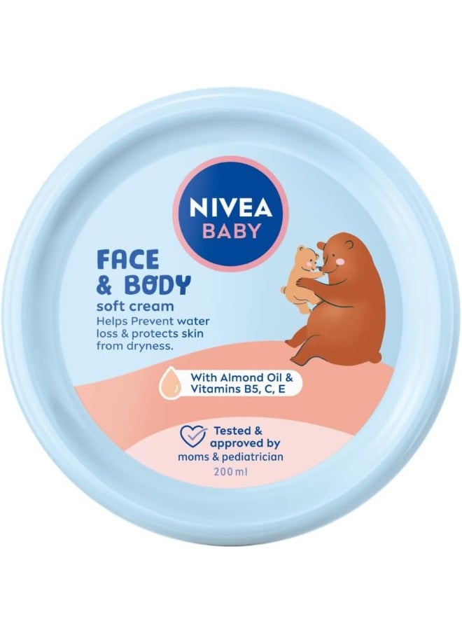 NIVEA Baby Face and Body Care Cream 200 ml