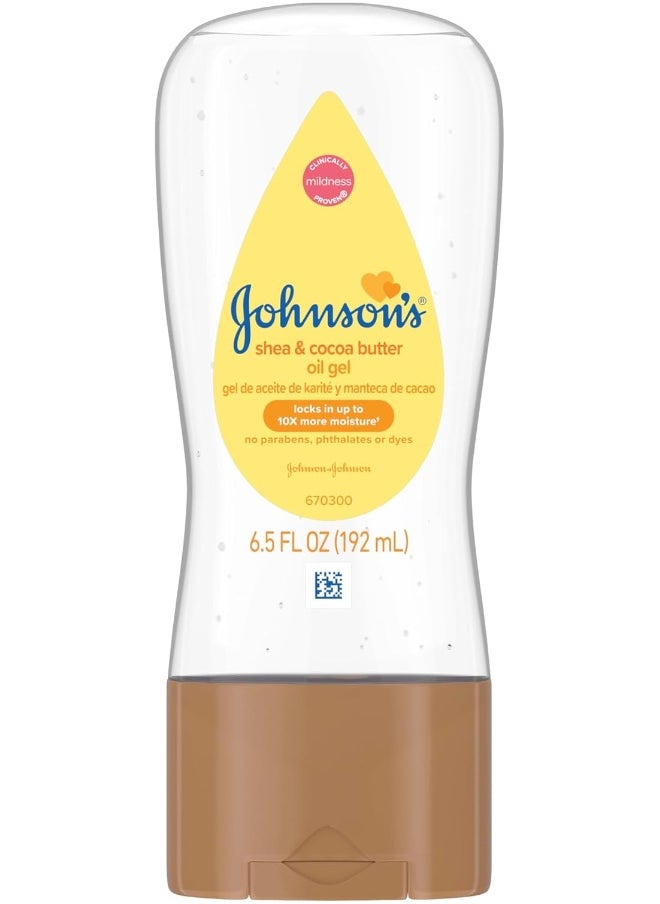 Johnson's Baby Oil Gel Enriched with Shea and Cocoa Butter for Baby Massage