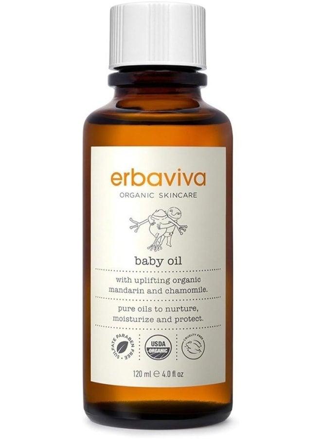 erbaviva Baby Oil, 4 Fl Oz
