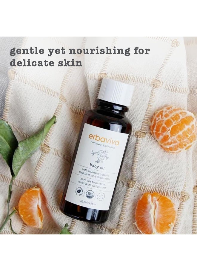 erbaviva Baby Oil, 4 Fl Oz