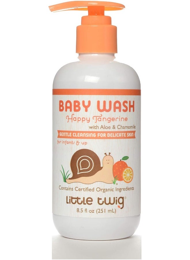 Little Twig Baby Wash, Natural Plant Derived Formula, Tangerine, 8.5 fl oz