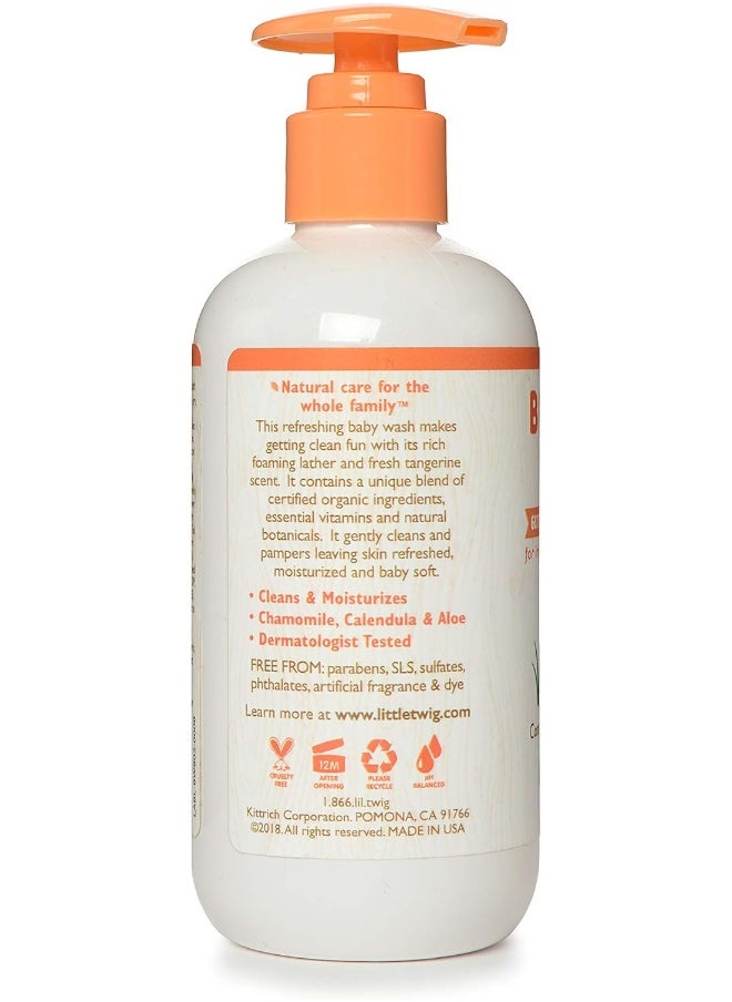 Little Twig Baby Wash, Natural Plant Derived Formula, Tangerine, 8.5 fl oz