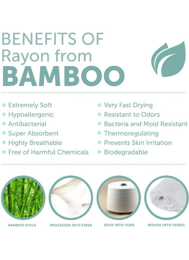 Miniboo Organic Bamboo Hooded Baby Towel - Ultra Soft and Super Absorbent Baby Bath Towels for Newborns, Infants and Toddlers - Suitable as Baby Gifts