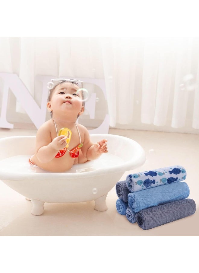 Baby Washcloths | Extra Soft and Ultra Absorbent Bath Towel | Great Gifts for Newborn and Infants | 24 Pack