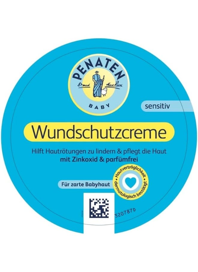 PENATEN Wound Protection Cream, Soothing Baby Wound Protection Cream with Zinc Oxide for Protection in The Diaper Area 200 ml / 6.76 Oz