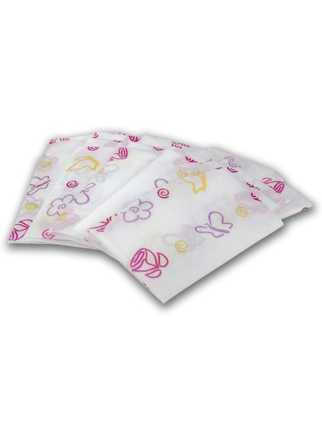 Potty Shields Toilet Seat Covers Disposable (12 Pack, Floral) - XL Waterproof Toilet Cover for Toddlers, Kids & Adults - Portable & Individually Wrapped for Travel, Potty Training & Public Restrooms