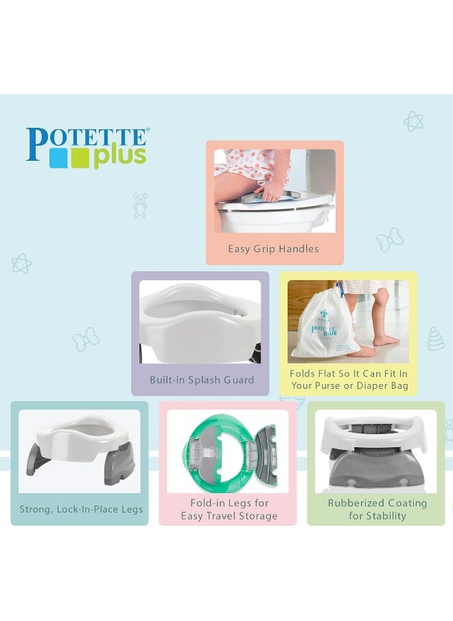 Kalencom Potette Plus 2-in-1 Travel Potty and Trainer Seat