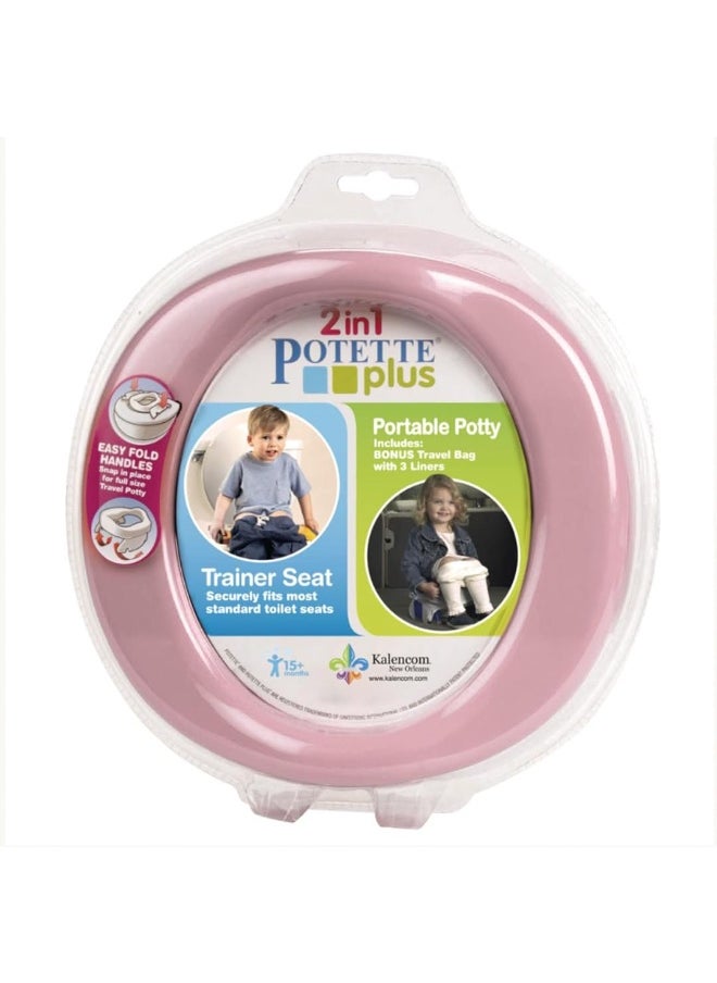 Kalencom Potette Plus 2-in-1 Travel Potty and Trainer Seat