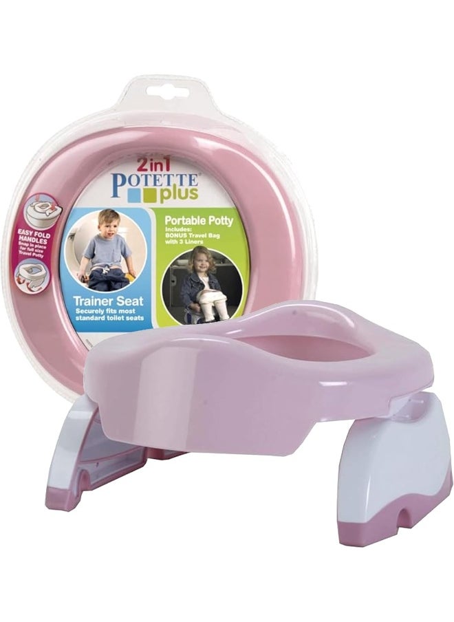 Kalencom Potette Plus 2-in-1 Travel Potty and Trainer Seat