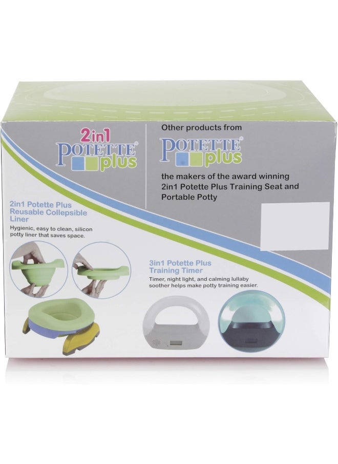 Kalencom Potette Plus Potty Seat Liners with Magic Disappearing Ink Value Box - 90 Liners