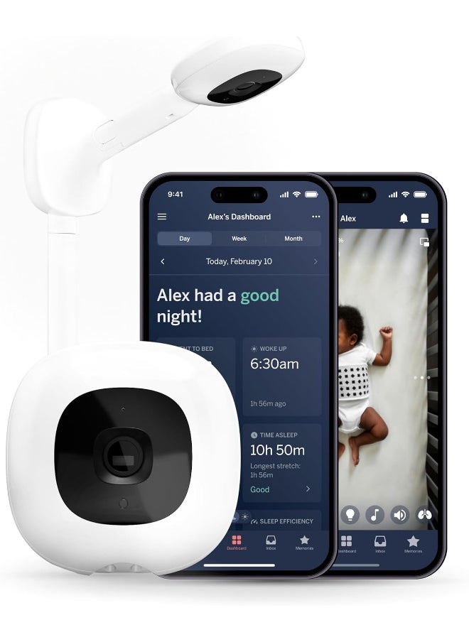 Nanit Pro Smart Baby Monitor & Wall Mount