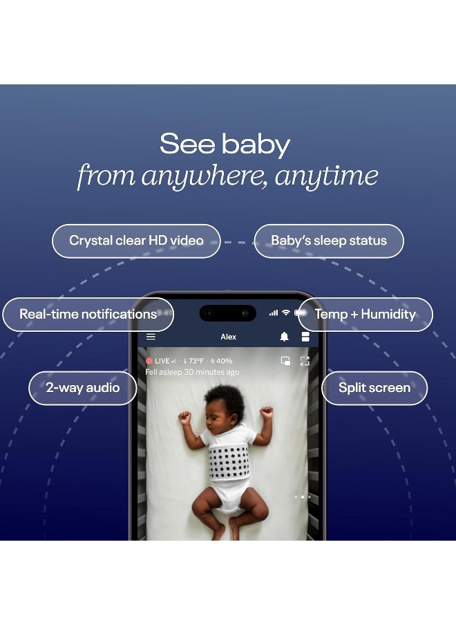Nanit Pro Smart Baby Monitor & Wall Mount