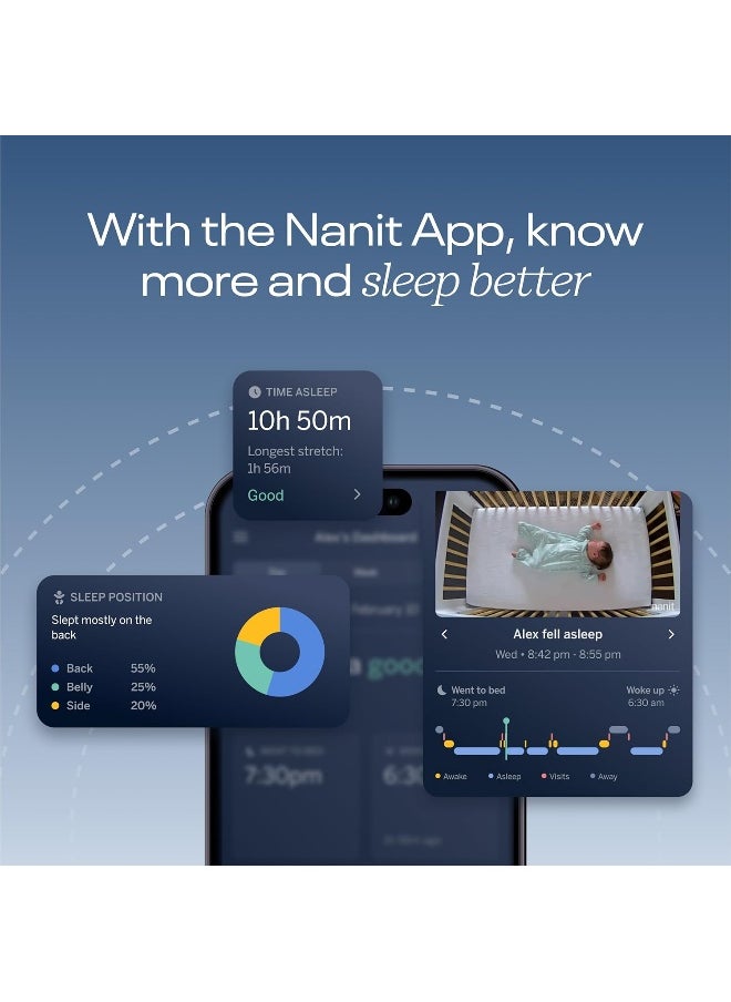 Nanit Pro Smart Baby Monitor & Wall Mount