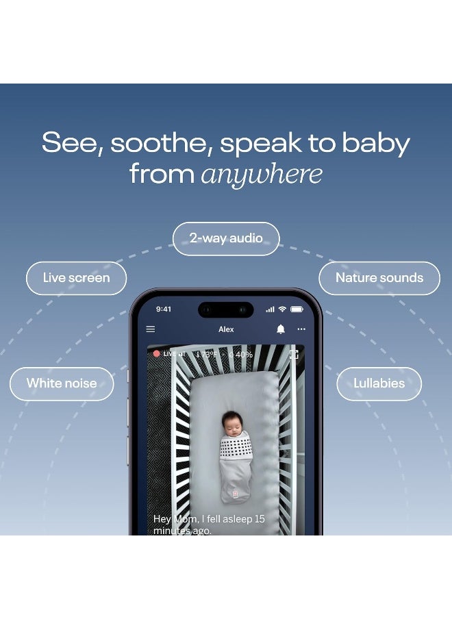 Nanit Pro Smart Baby Monitor & Wall Mount
