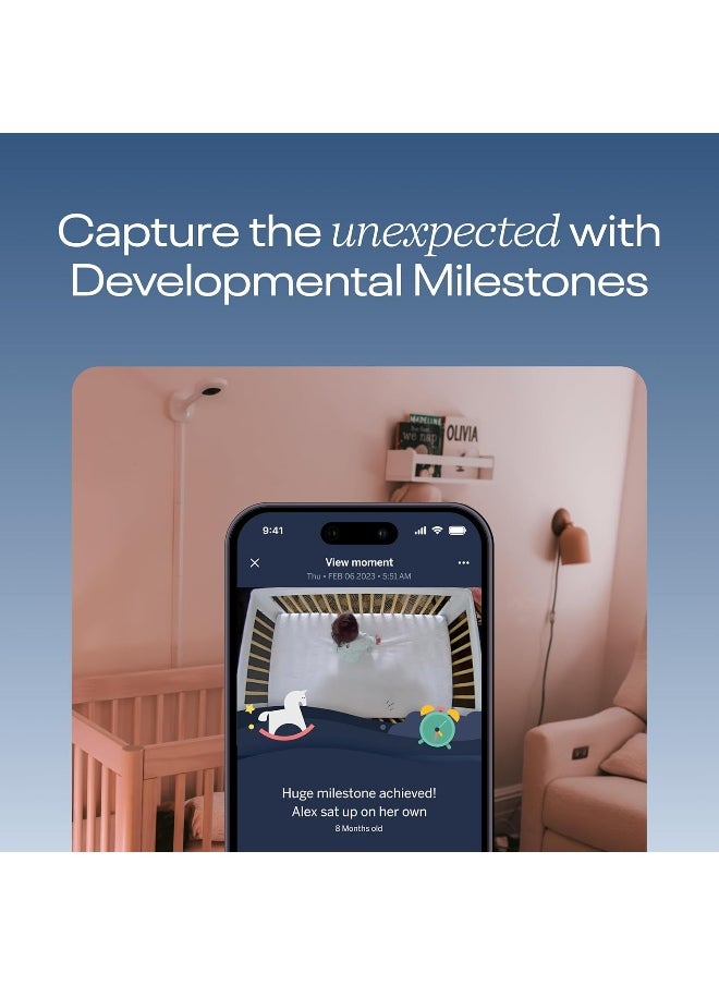 Nanit Pro Smart Baby Monitor & Wall Mount