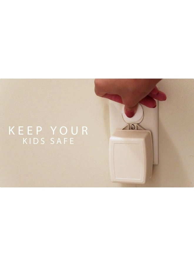 vmaisi Outlet Covers ChildProof Plug Protector - Baby Proofing Electrical Safety Outlet Plugs - (White, 38 Pack)