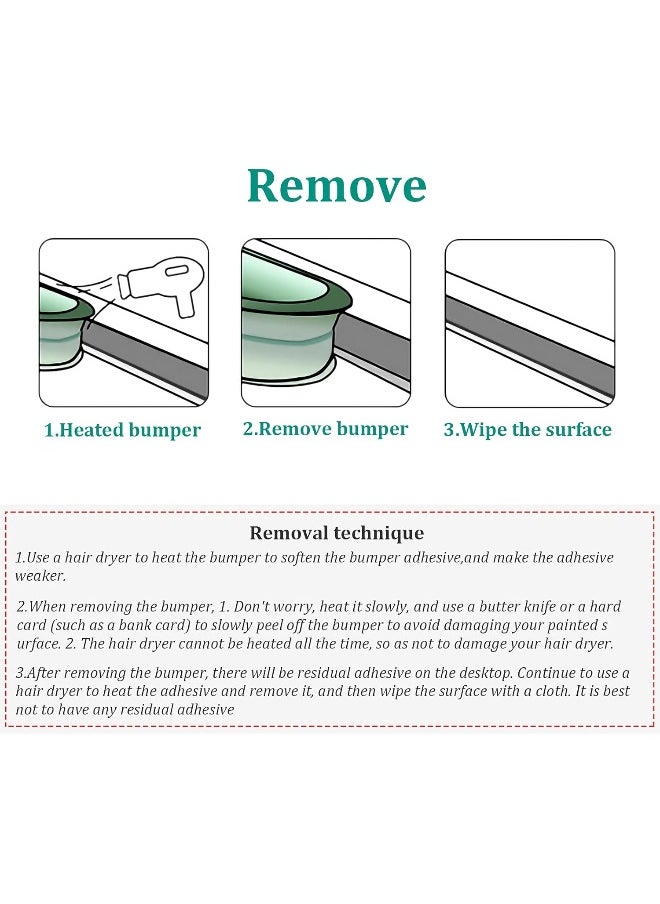 Baby Proofing Edge Guards and Corner Covers,Child Edge Protectors,Foam Edge Bumpers for Furniture,Suitable for Metal Frame Desk Counter Sharp Corners (Black(4 Corner&6.5ft Safety Bumpers))