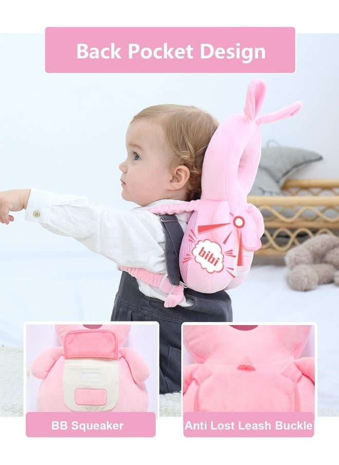 JunNeng Head Safety Protector Pad for Baby Toddler Walker, Infant Talking Head Protection Backpack Cushion