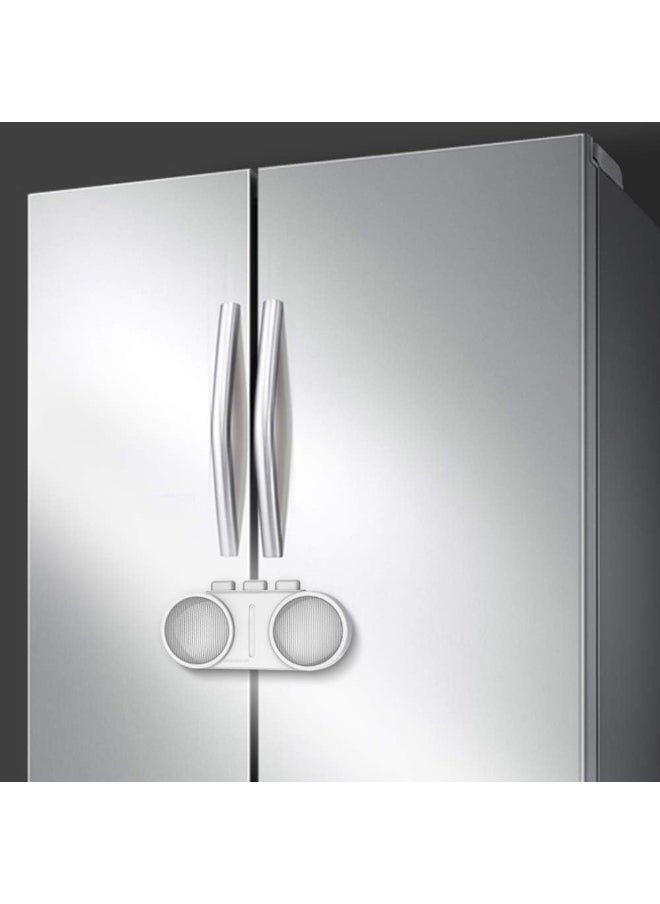 EUDEMON Child Safety, French Refrigerator Door Lock, Freezer, Cabinet Lock, Child And Pet Protection, Easy To Install And Use, 3M Glue, No Need