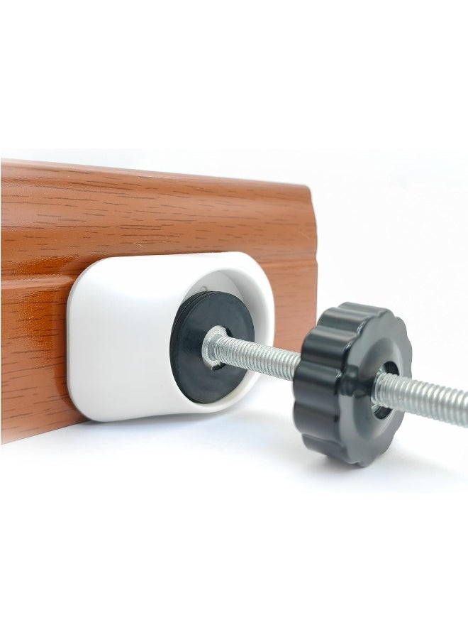 vmaisi Baby Gate Extender Wall Protector - Pressure Mounted Gates Extension Kit Extends 1.1-3.5 inches Child Safety Gates and Protect Walls & Doorways from Pet & Dog Gates - Work on Stairs (White)