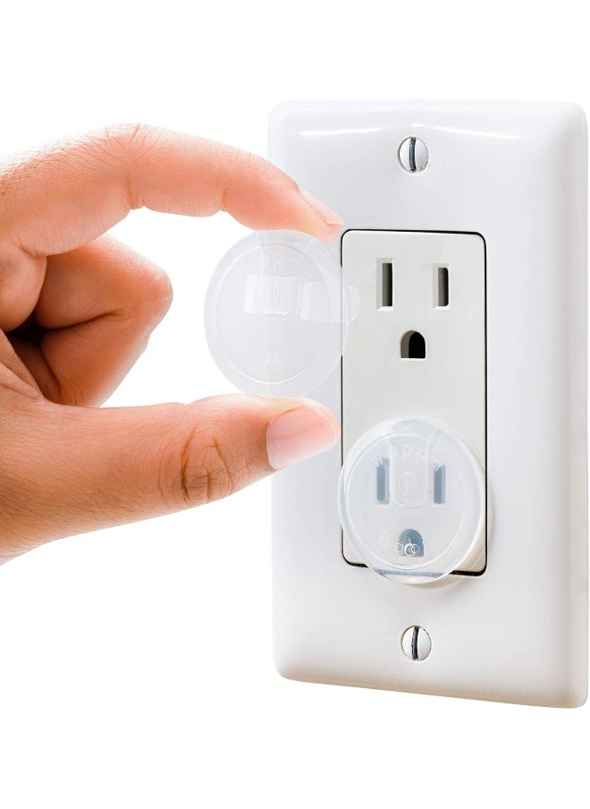 Wappa Baby Clear Outlet Covers (32 Pack) Safety Outlet Plug Covers – Durable & Steady – Child Proof Your Outlets Easily