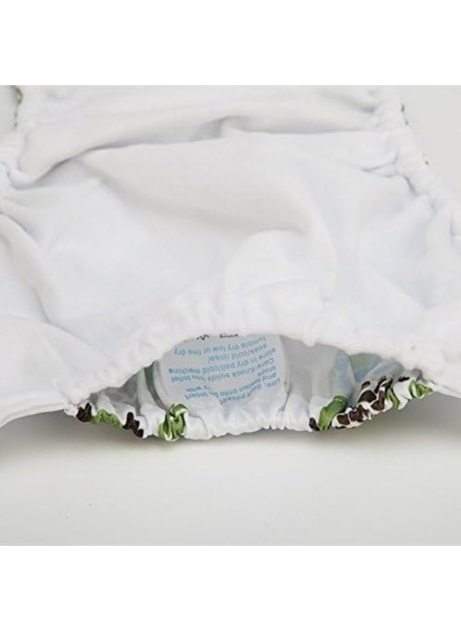 Sigzagor 2 to 7 Years Old Junior Big Cloth Diaper Pocket Reusable Washable Baby Kids Toddler (Native Bear)