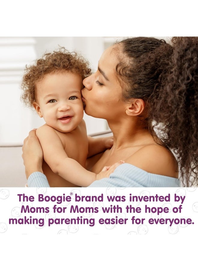 Boogie Gentle Saline Nose Wipes Original Fresh Scent - Set of 3 (90 Wipes Total)