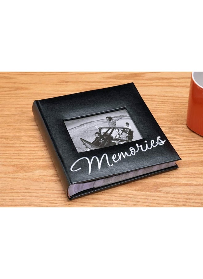 Malden International Designs Memories Cursive 2-Up With Memo Space Photo Album
