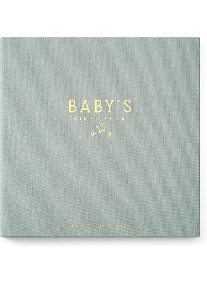Lucy Darling Celestial Skies Theme Luxury Baby Memory Book - First 5 Years Journal Album Photo Book To Capture Precious Memories - Keepsake Pregnancy Baby Record Book For Boy Or Girl