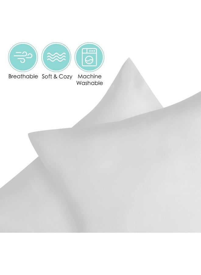 TILLYOU Toddler Pillowcase 2 Pack with Envelope Closure, 13