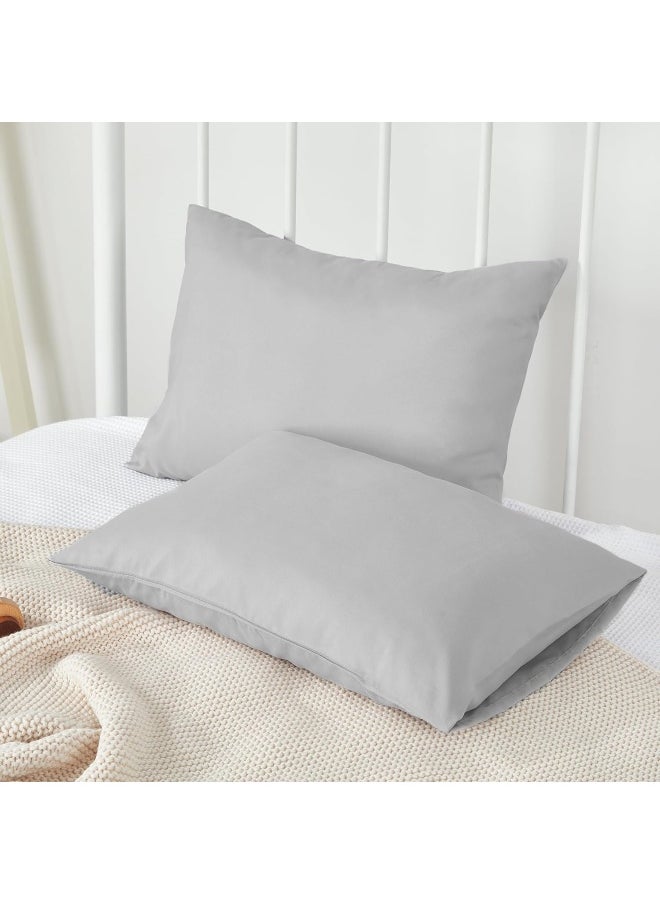 TILLYOU Toddler Pillowcase 2 Pack with Envelope Closure, 13