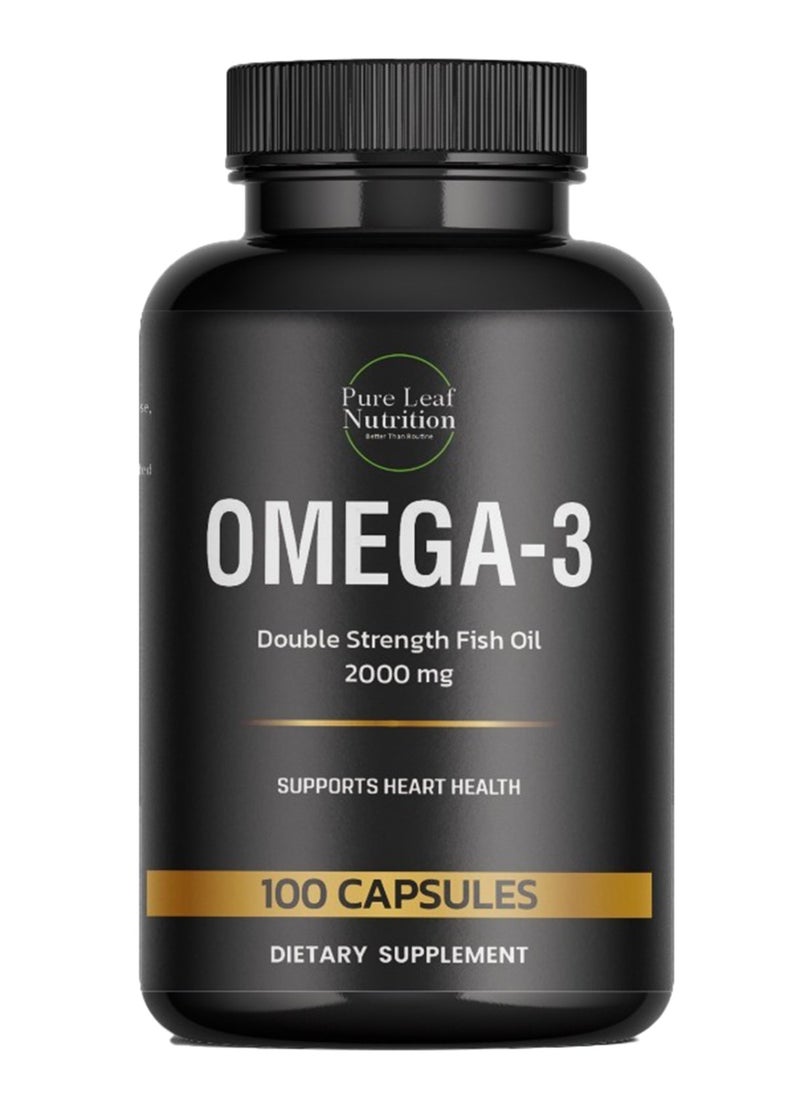 Omega 3 2000mg Double Strength 100 Softgels
