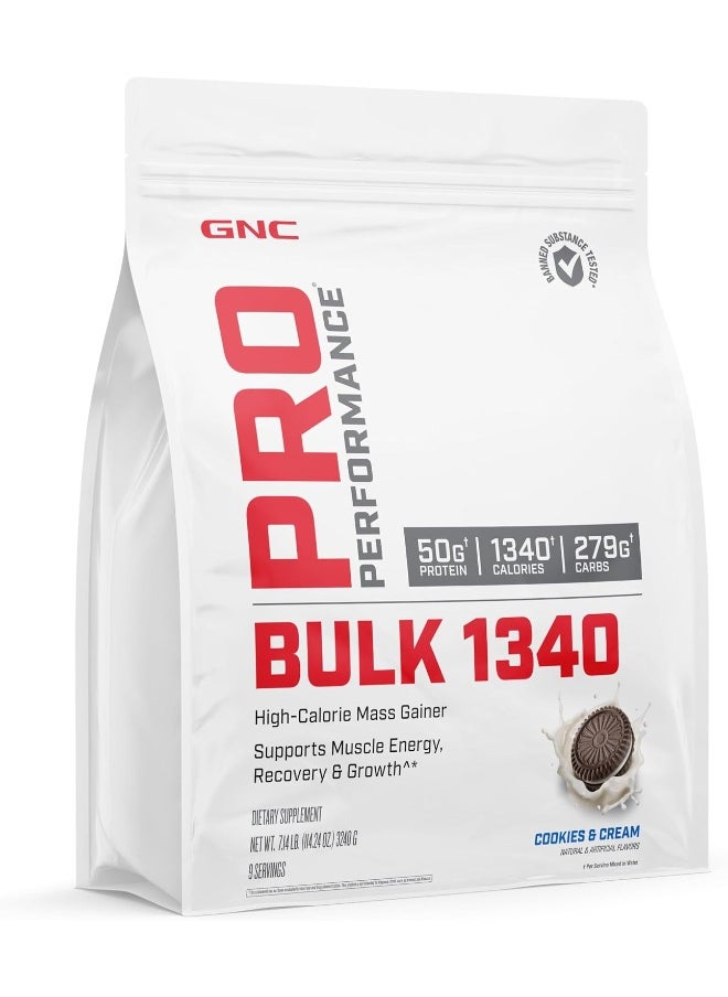 GNC Pro Performance Bulk 1340 - Cookies & Cream