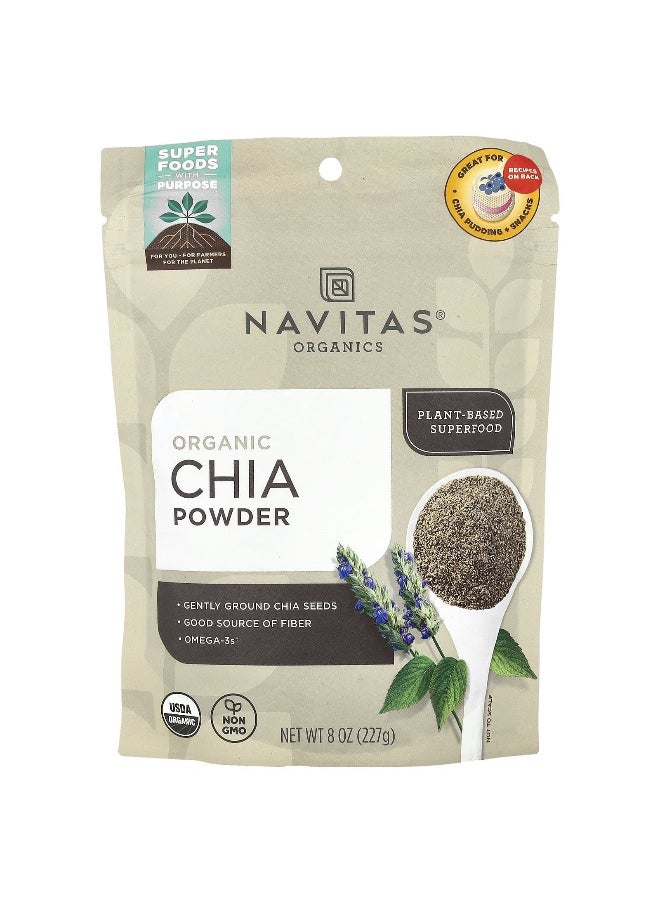Navitas Organics, Organic Chia Powder, 8 oz (227 g)