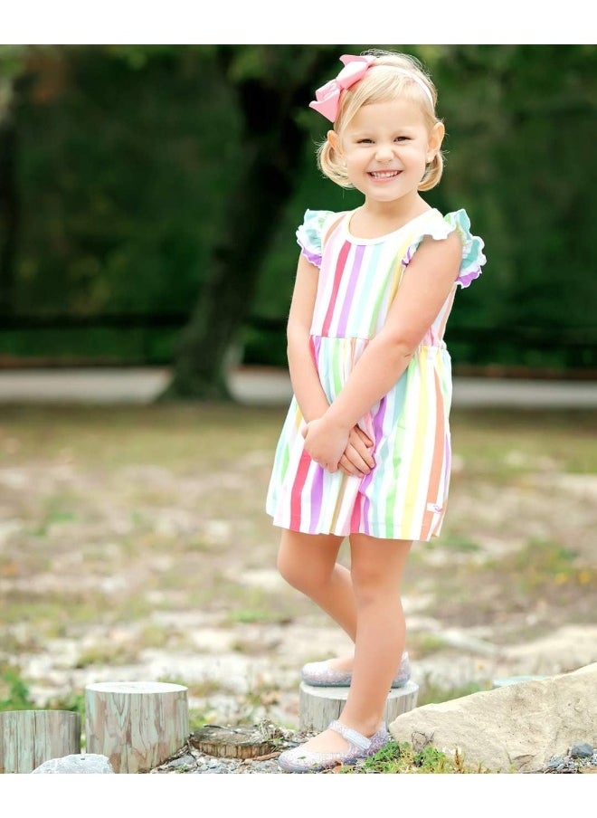 RuffleButts® Girls Pink Bow Headband - One Size
