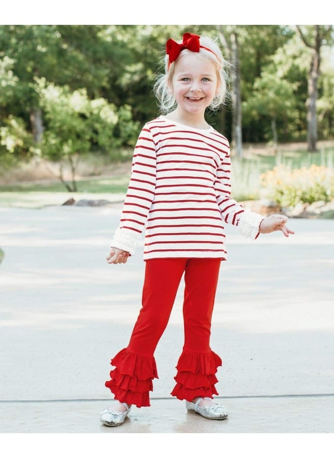 RuffleButts Girls Red Bow Headband - One Size