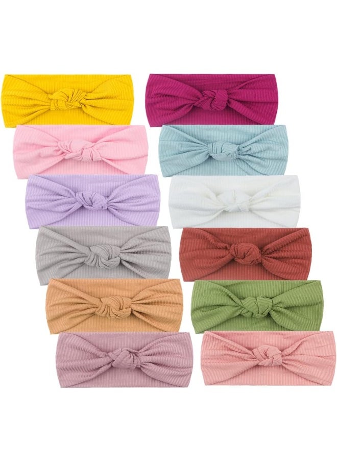 Toptim Baby Bow Headbands Turban Knotted, Girl's Hairbands for Newborn, Toddler and Childrens