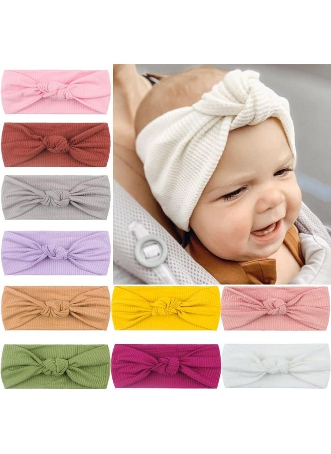 Toptim Baby Bow Headbands Turban Knotted, Girl's Hairbands for Newborn, Toddler and Childrens