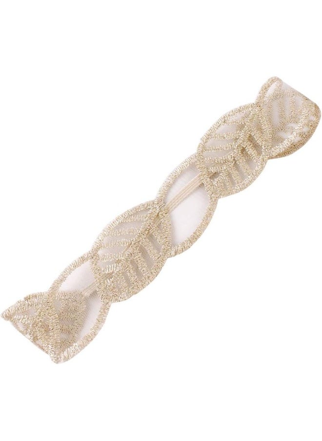 Rabbit Ears Cloth Bow-Stretch Headbands for Baby Toddler Girls Birthday, Party, Shower (Multicolored MQ0811)