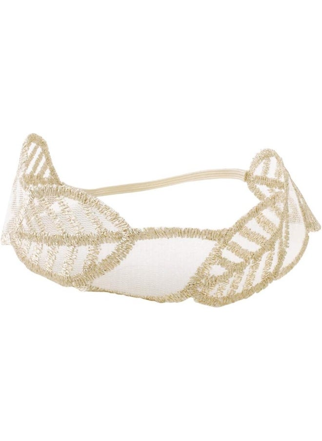Rabbit Ears Cloth Bow-Stretch Headbands for Baby Toddler Girls Birthday, Party, Shower (Multicolored MQ0811)