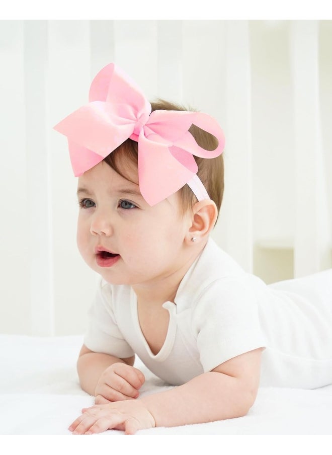 jollybows 20pcs Baby Girls Grosgrain Ribbon Hair Bows Headbands 6