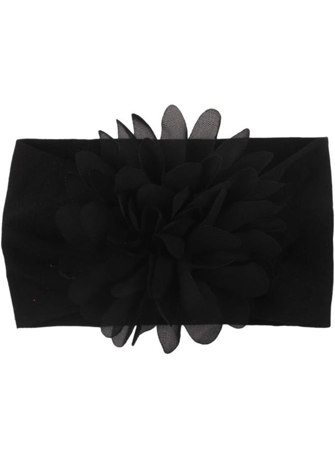 Toptim Baby Head Wrap Chiffon Flowers Newborn Infant Soft Nylon Headbands