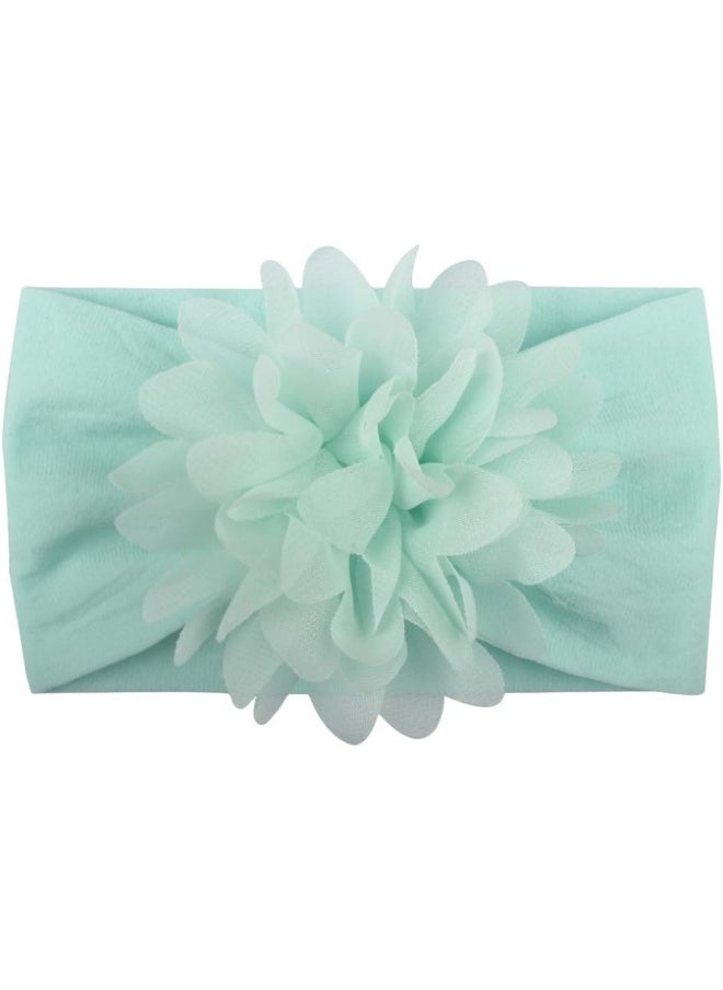 Toptim Baby Head Wrap Chiffon Flowers Newborn Infant Soft Nylon Headbands