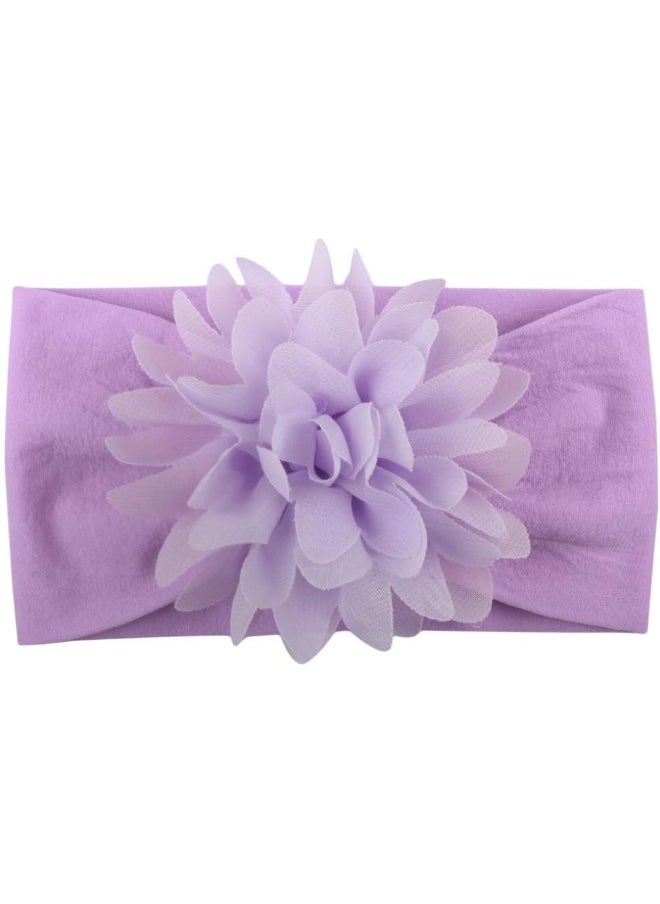 Toptim Baby Head Wrap Chiffon Flowers Newborn Infant Soft Nylon Headbands