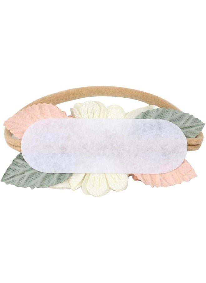 Toptim Baby Floral with Nylon Headbands for Newborn Girls Shower Photo (6 Colors)