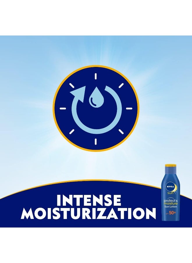 Nivea Protect & Moisture Sun Lotion Very High SPF50+ - 200ml