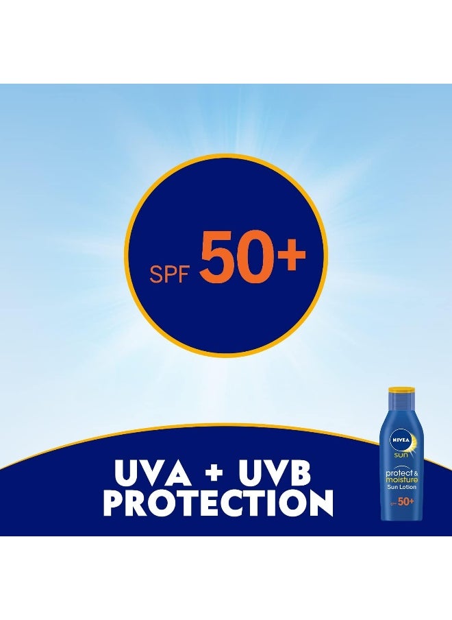 Nivea Protect & Moisture Sun Lotion Very High SPF50+ - 200ml