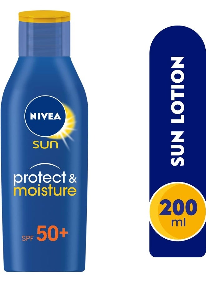 Nivea Protect & Moisture Sun Lotion Very High SPF50+ - 200ml